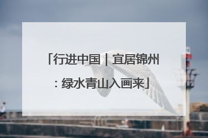 行进中国｜宜居锦州：绿水青山入画来