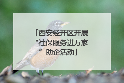 西安经开区开展“社保服务进万家”助企活动