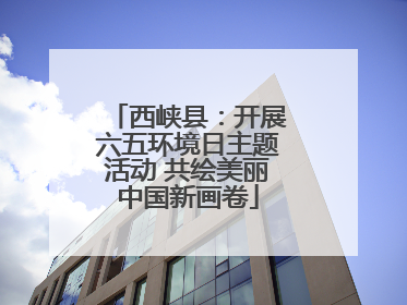 西峡县：开展六五环境日主题活动 共绘美丽中国新画卷