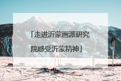 走进沂蒙画派研究院感受沂蒙精神