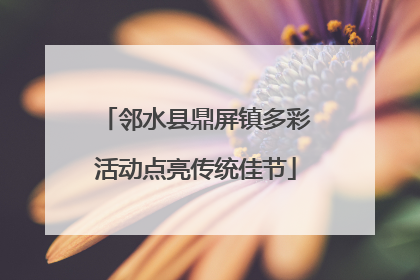 邻水县鼎屏镇多彩活动点亮传统佳节
