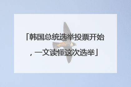 韩国总统选举投票开始，一文读懂这次选举