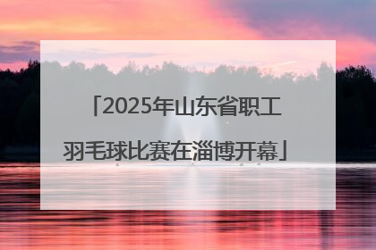 2025年山东省职工羽毛球比赛在淄博开幕
