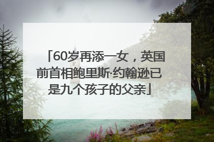 60岁再添一女，英国前首相鲍里斯·约翰逊已是九个孩子的父亲