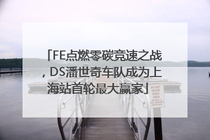 FE点燃零碳竞速之战，DS潘世奇车队成为上海站首轮最大赢家